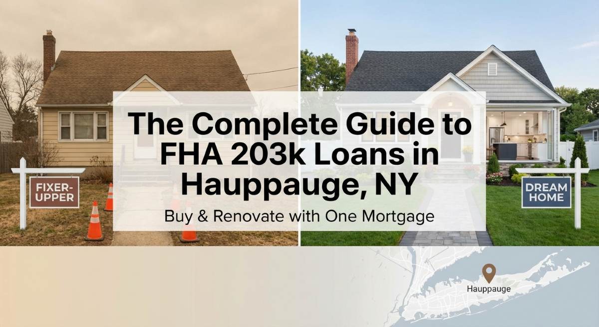 The Complete Guide to the FHA 203k Loan in Hauppauge, NY