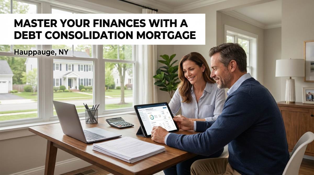 Master Your Finances with a Debt Consolidation Mortgage in Hauppauge, NY