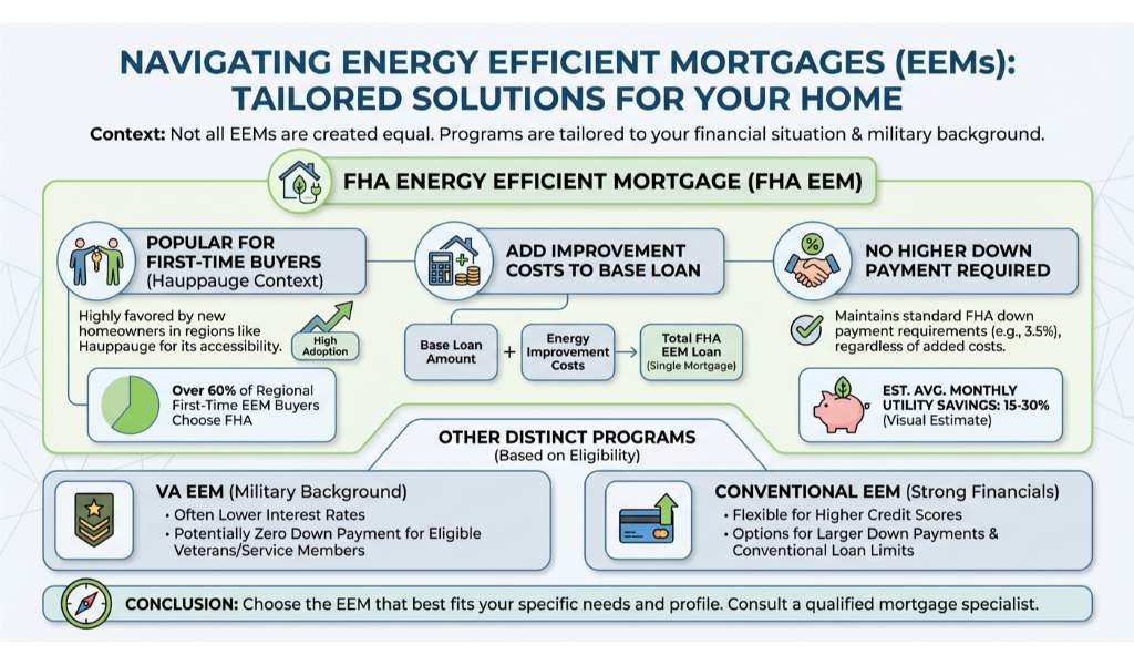 Types of Green Mortgages: FHA, VA, and Conventional EEMs