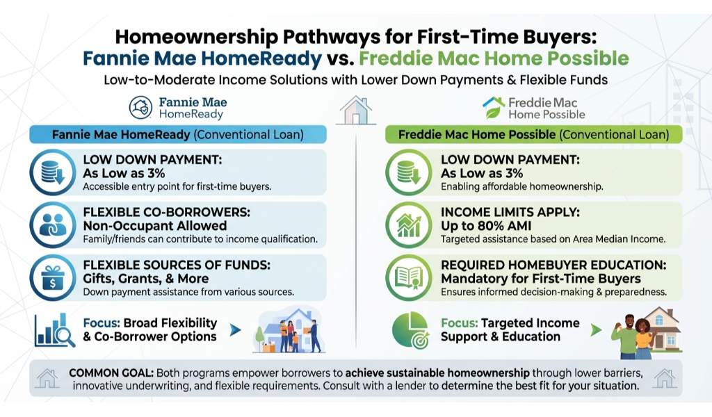 HomeReady and Home Possible: Top Mortgage Solutions for New Buyers